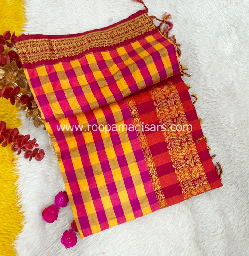 KALYANI SILK READYMADE ரெடிமேட் மடிசார் -READYMADE MADISAR WITHOUT BLOUSE PIECE - Image 2