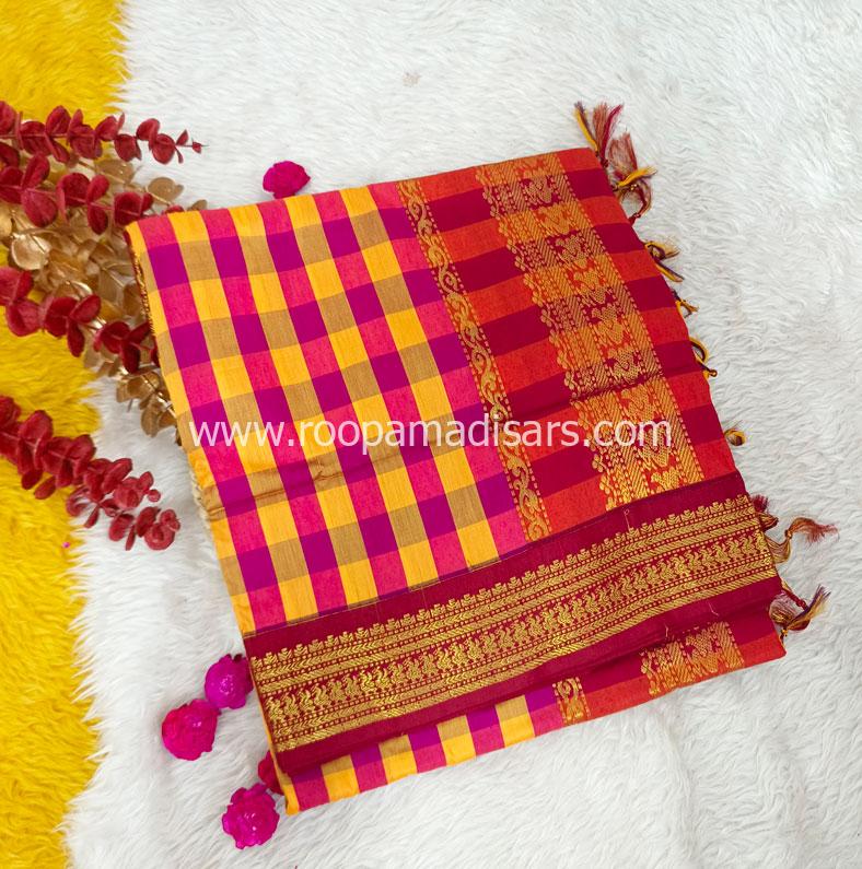 KALYANI SILK READYMADE ரெடிமேட் மடிசார் -READYMADE MADISAR WITHOUT BLOUSE PIECE