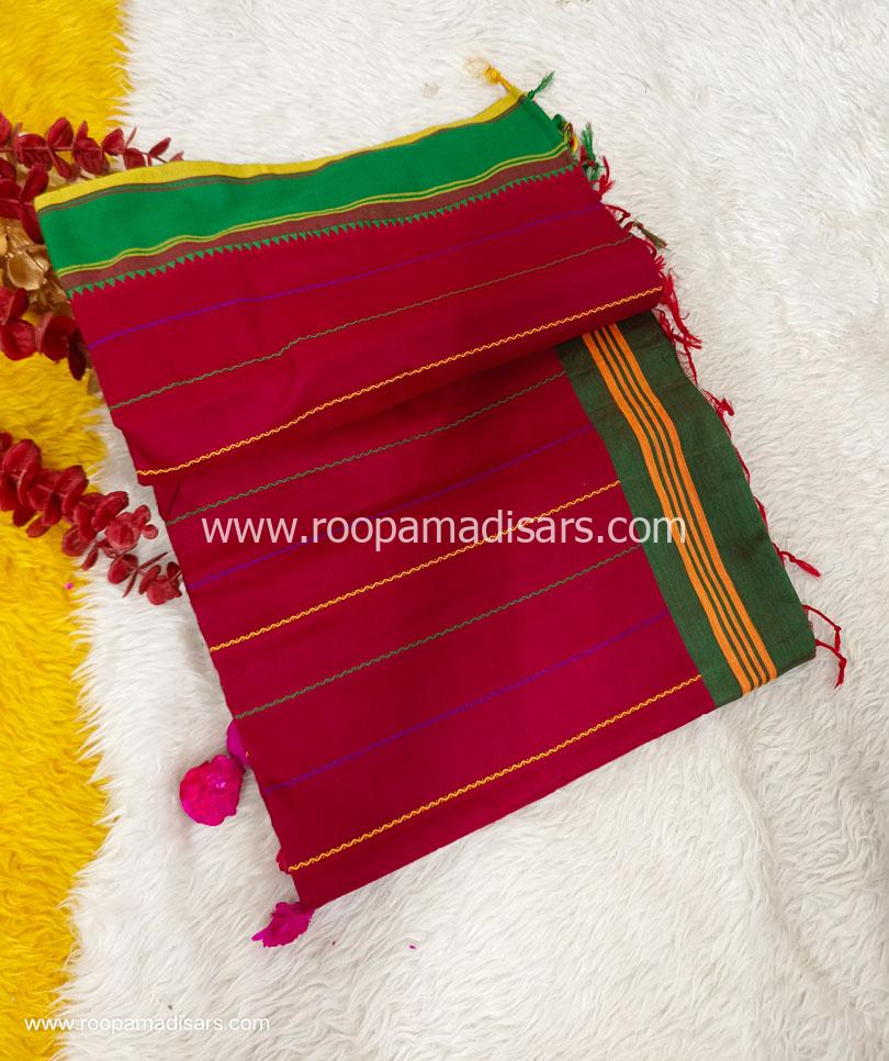 KALYANI SILK READYMADE ரெடிமேட் மடிசார் -READYMADE MADISAR WITHOUT BLOUSE PIECE - Image 2
