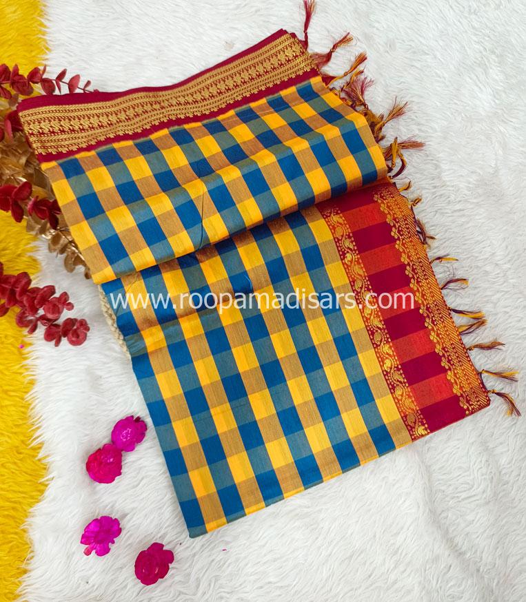 KALYANI SILK READYMADE ரெடிமேட் மடிசார் -READYMADE MADISAR WITHOUT BLOUSE PIECE - Image 2