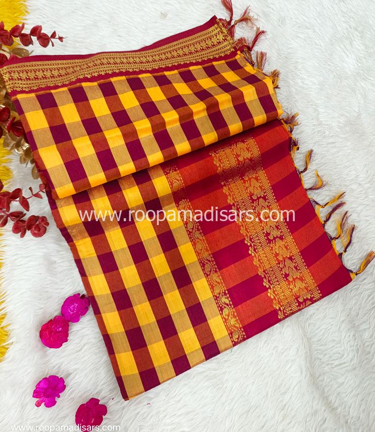 KALYANI SILK READYMADE ரெடிமேட் மடிசார் -READYMADE MADISAR WITHOUT BLOUSE PIECE - Image 2