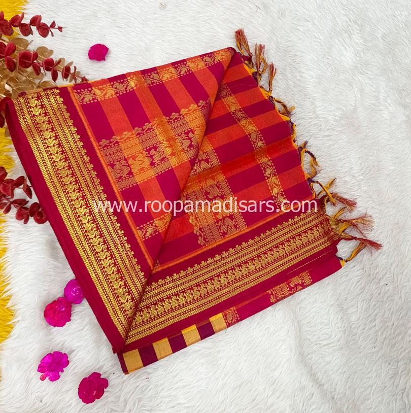 KALYANI SILK READYMADE ரெடிமேட் மடிசார் -READYMADE MADISAR WITHOUT BLOUSE PIECE - Image 3