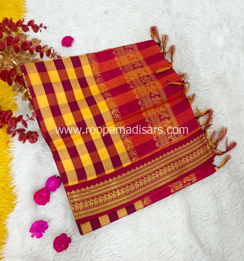 KALYANI SILK READYMADE ரெடிமேட் மடிசார் -READYMADE MADISAR WITHOUT BLOUSE PIECE