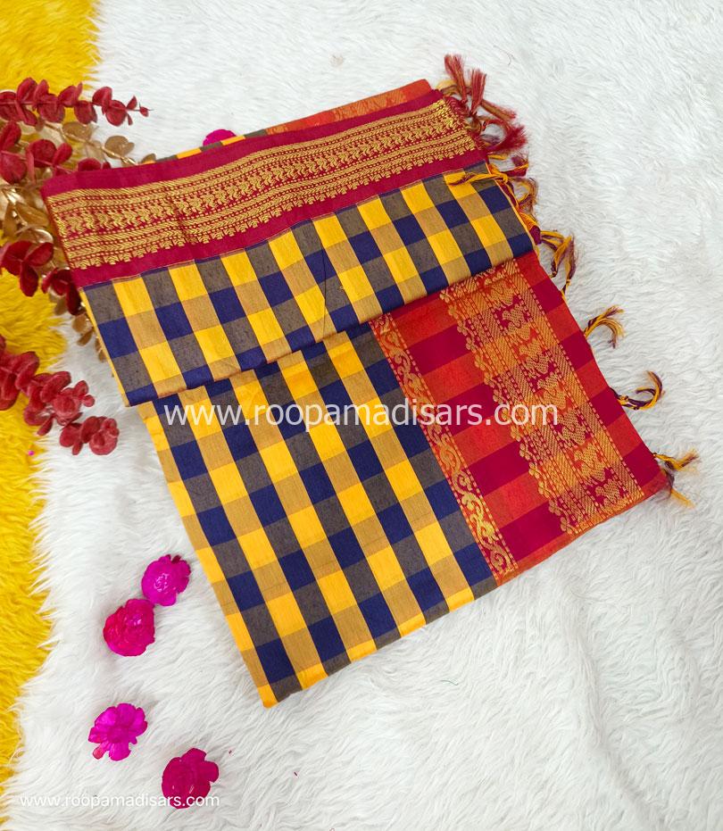 KALYANI SILK READYMADE ரெடிமேட் மடிசார் -READYMADE MADISAR WITHOUT BLOUSE PIECE - Image 2