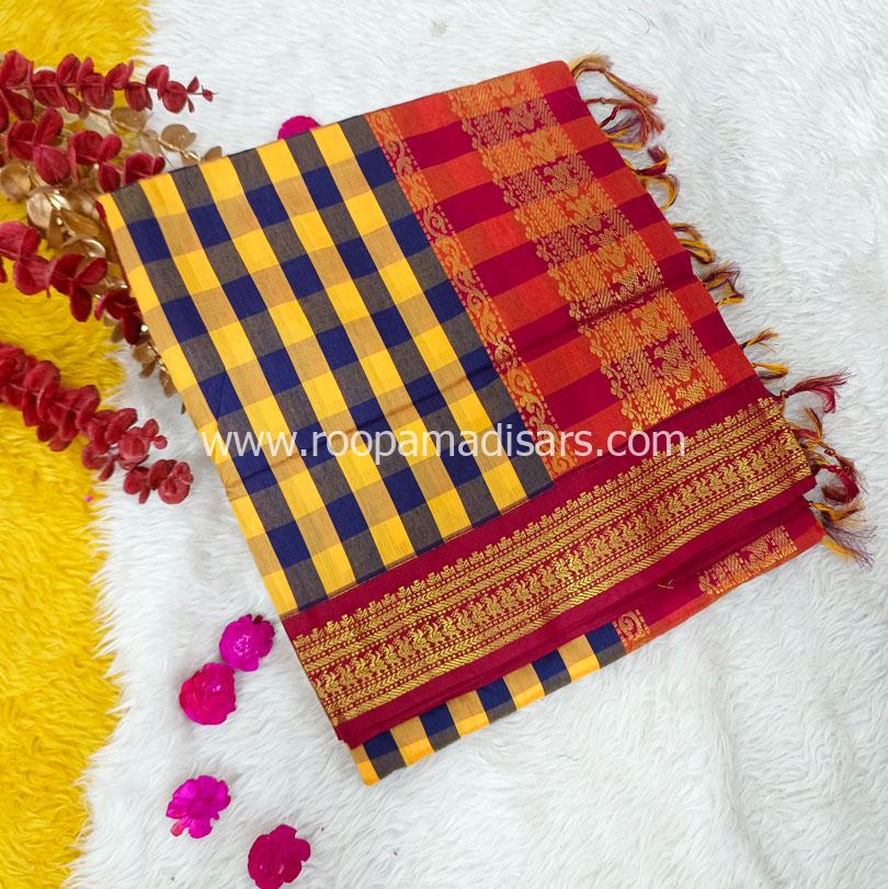 KALYANI SILK READYMADE ரெடிமேட் மடிசார் -READYMADE MADISAR WITHOUT BLOUSE PIECE