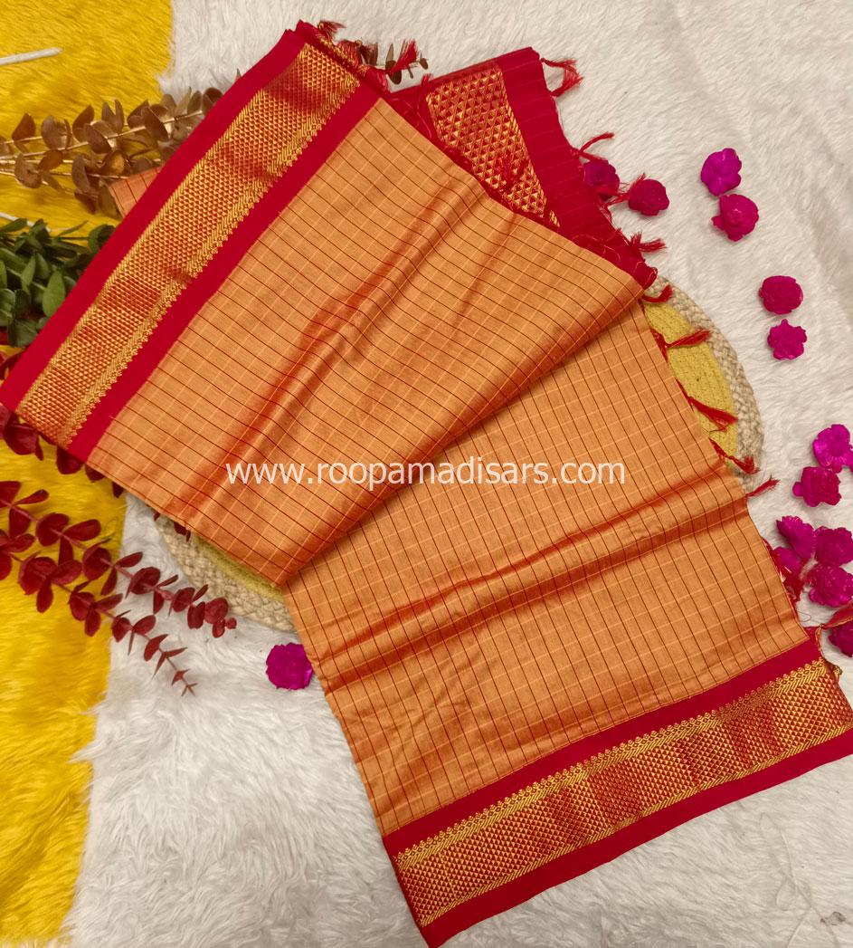 KALYANI SILK READYMADE ரெடிமேட் மடிசார் -READYMADE MADISAR WITHOUT BLOUSE PIECE