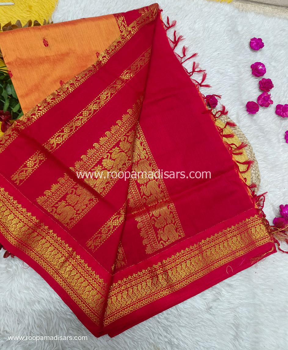 KALYANI SILK READYMADE ரெடிமேட் மடிசார் -READYMADE MADISAR WITHOUT BLOUSE PIECE - Image 2