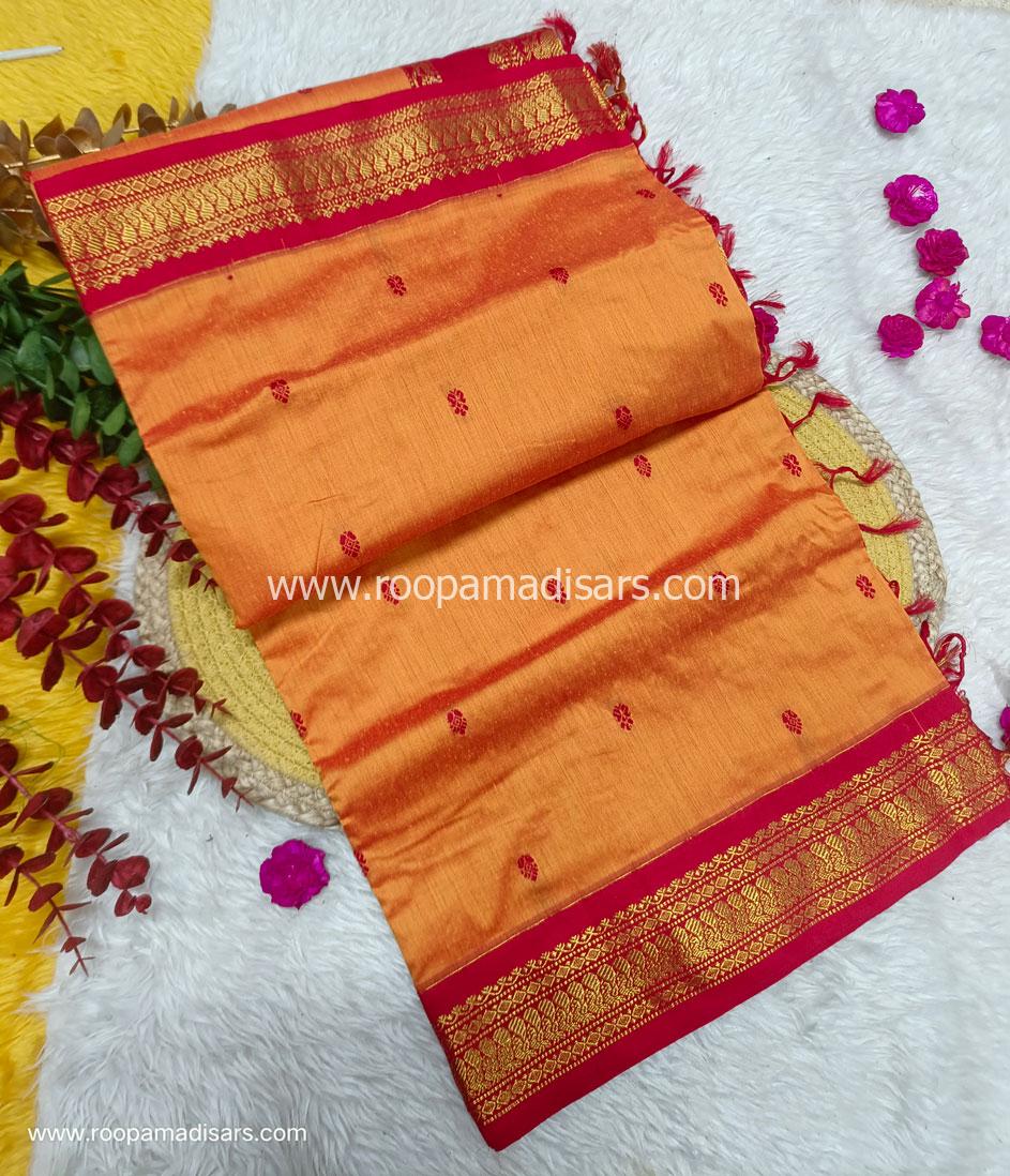 KALYANI SILK READYMADE ரெடிமேட் மடிசார் -READYMADE MADISAR WITHOUT BLOUSE PIECE - Image 3