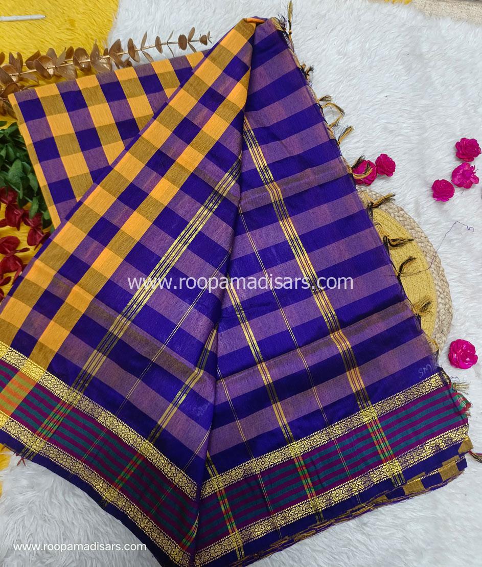 KALYANI SILK READYMADE ரெடிமேட் மடிசார் -READYMADE MADISAR WITHOUT BLOUSE PIECE - Image 2