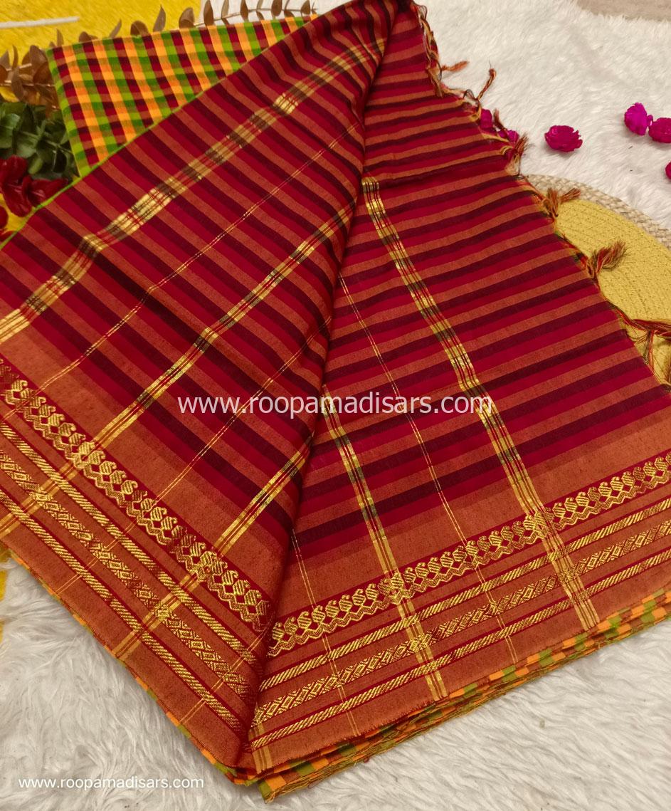KALYANI SILK READYMADE ரெடிமேட் மடிசார் -READYMADE MADISAR WITHOUT BLOUSE PIECE - Image 2