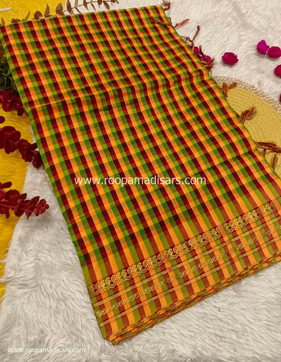 KALYANI SILK READYMADE ரெடிமேட் மடிசார் -READYMADE MADISAR WITHOUT BLOUSE PIECE