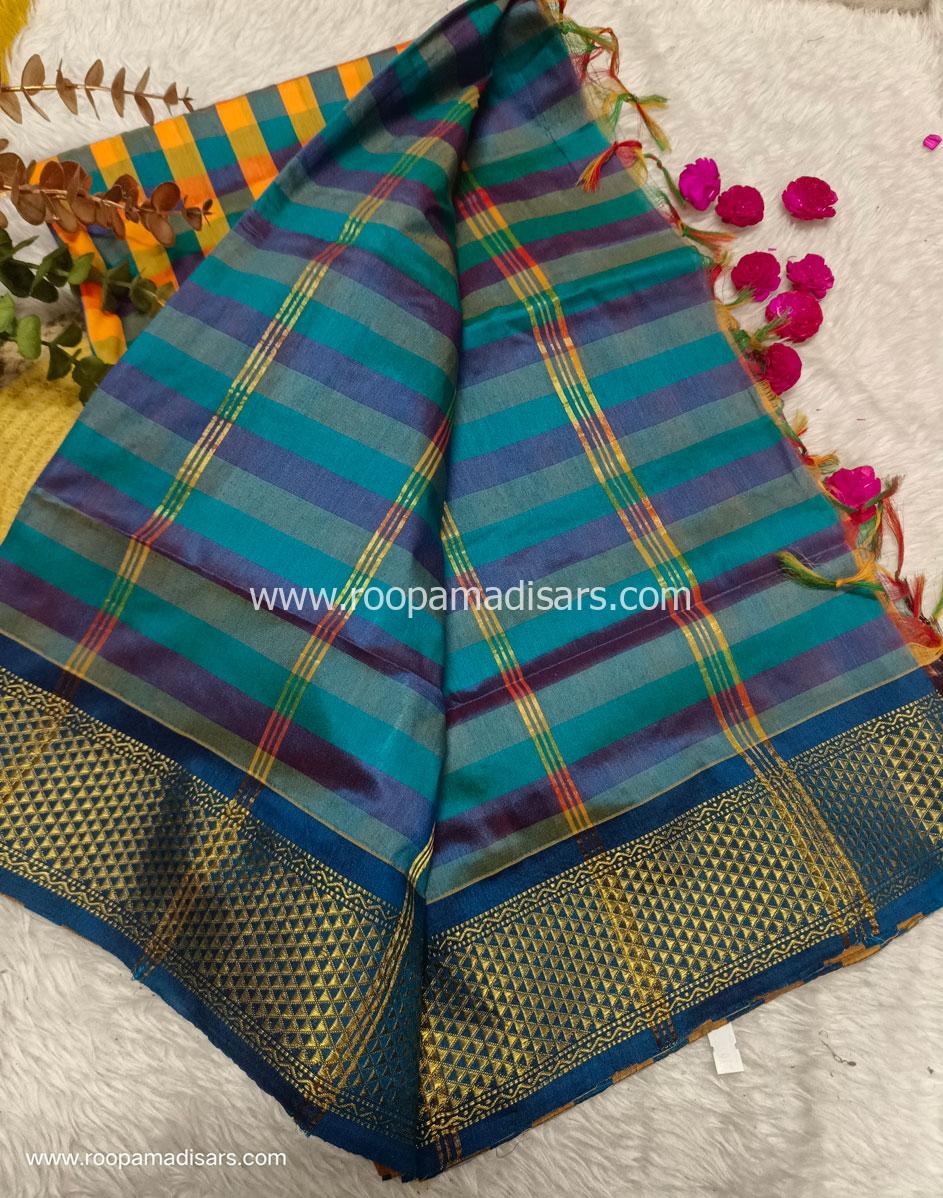KALYANI SILK READYMADE ரெடிமேட் மடிசார் -READYMADE MADISAR WITHOUT BLOUSE PIECE - Image 2