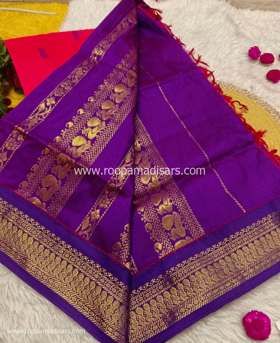 KALYANI SILK READYMADE ரெடிமேட் மடிசார் -READYMADE MADISAR WITHOUT BLOUSE PIECE - Image 2