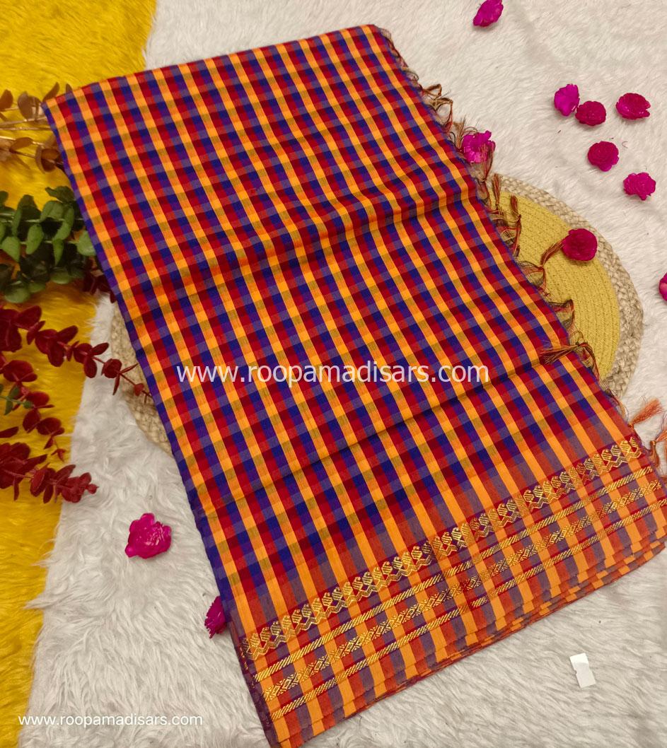 KALYANI SILK READYMADE ரெடிமேட் மடிசார் -READYMADE MADISAR WITHOUT BLOUSE PIECE
