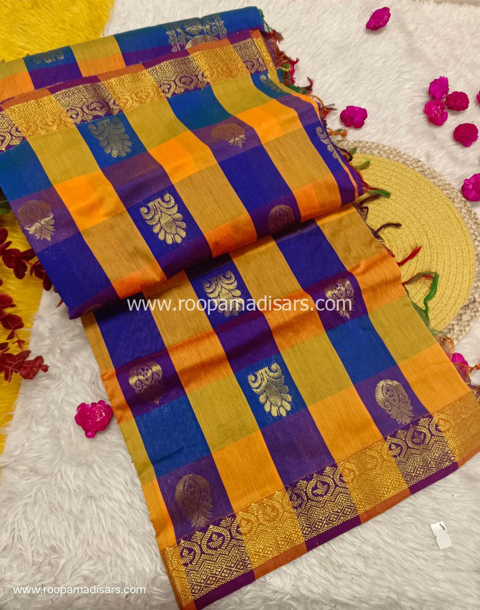 KALYANI SILK READYMADE ரெடிமேட் மடிசார் -READYMADE MADISAR WITHOUT BLOUSE PIECE - Image 3