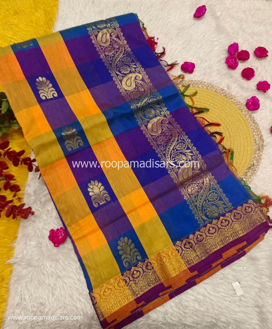 KALYANI SILK READYMADE ரெடிமேட் மடிசார் -READYMADE MADISAR WITHOUT BLOUSE PIECE