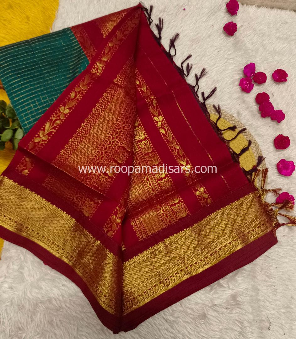 KALYANI SILK READYMADE ரெடிமேட் மடிசார் -READYMADE MADISAR WITHOUT BLOUSE PIECE - Image 2