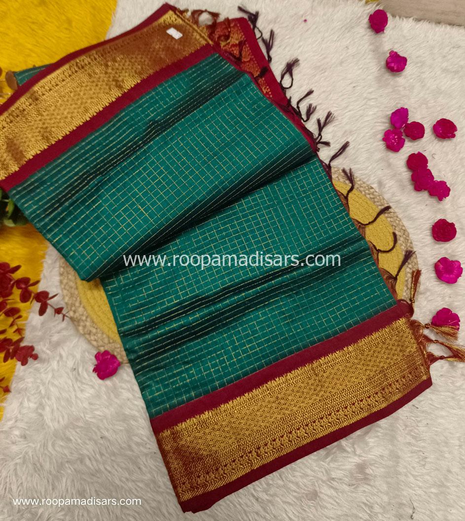 KALYANI SILK READYMADE ரெடிமேட் மடிசார் -READYMADE MADISAR WITHOUT BLOUSE PIECE - Image 3