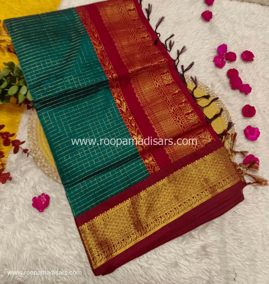 KALYANI SILK READYMADE ரெடிமேட் மடிசார் -READYMADE MADISAR WITHOUT BLOUSE PIECE