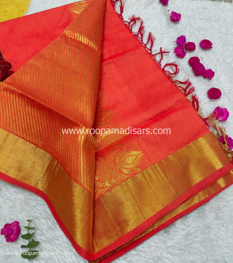 KALYANI SILK READYMADE ரெடிமேட் மடிசார் -READYMADE MADISAR WITHOUT BLOUSE PIECE - Image 2