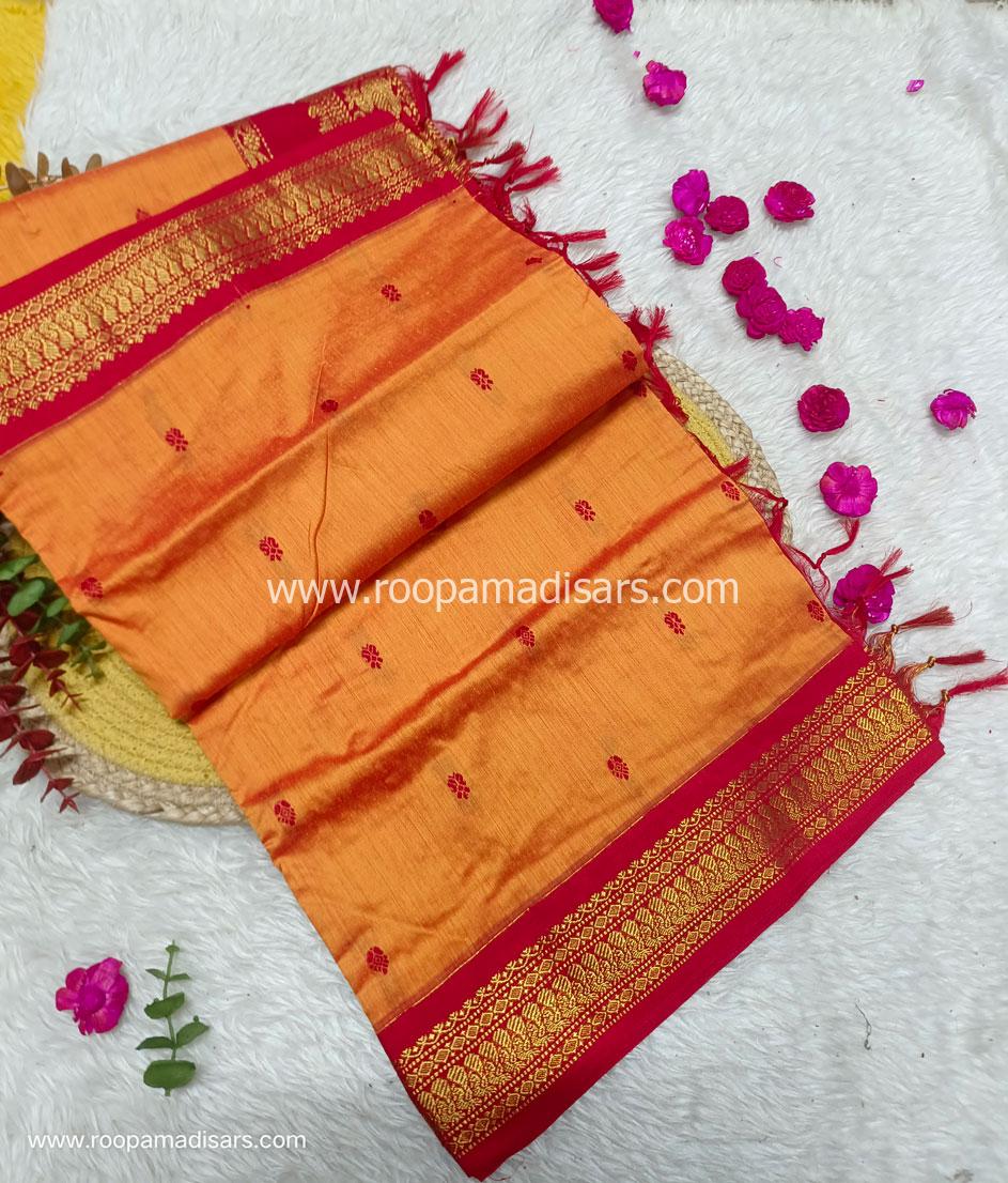 KALYANI SILK READYMADE ரெடிமேட் மடிசார் -READYMADE MADISAR WITHOUT BLOUSE PIECE - Image 3