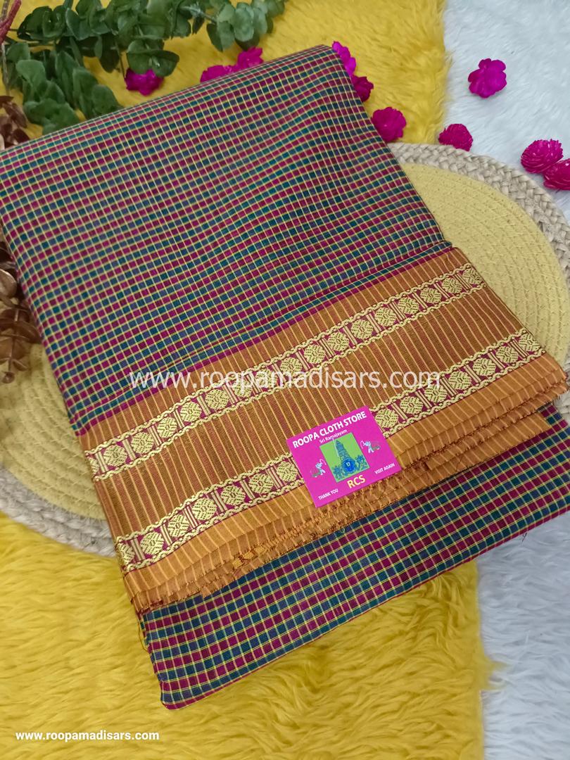 DEVENDRA SAREES -10 YARDS ORIGINAL DEVENDRA MADISAR SAREE WITHOUT BLOUSE PIECE