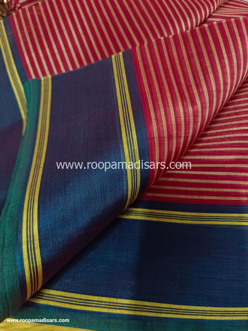 DEVENDRA SAREES -10 YARDS ORIGINAL DEVENDRA MADISAR SAREE WITHOUT BLOUSE PIECE - Image 3