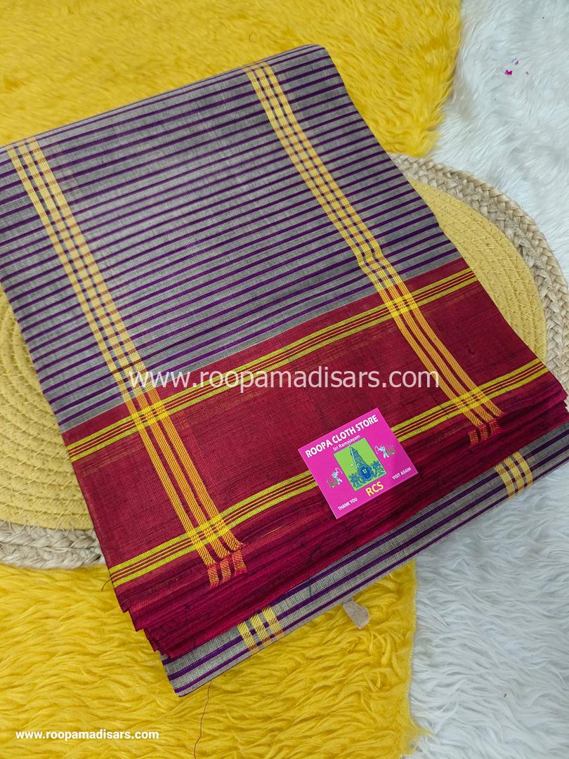 DEVENDRA SAREES -10.5 YARDS ORIGINAL DEVENDRA MADISAR SAREE WITHOUT BLOUSE PIECE