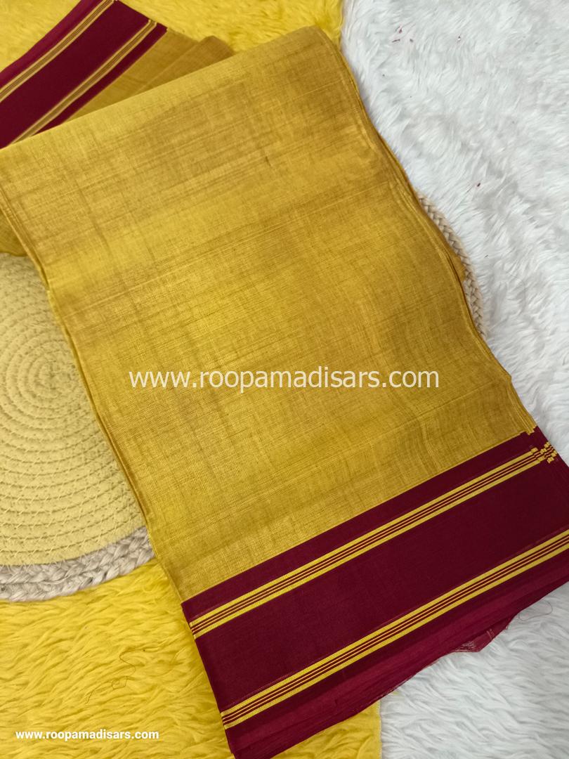 DEVENDRA SAREES -10.5 YARDS ORIGINAL DEVENDRA MADISAR SAREE WITHOUT BLOUSE PIECE - Image 2