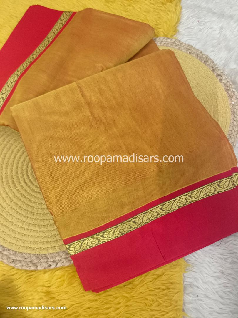 DEVENDRA SAREES -10 YARDS ORIGINAL DEVENDRA MADISAR SAREE WITHOUT BLOUSE PIECE - Image 2