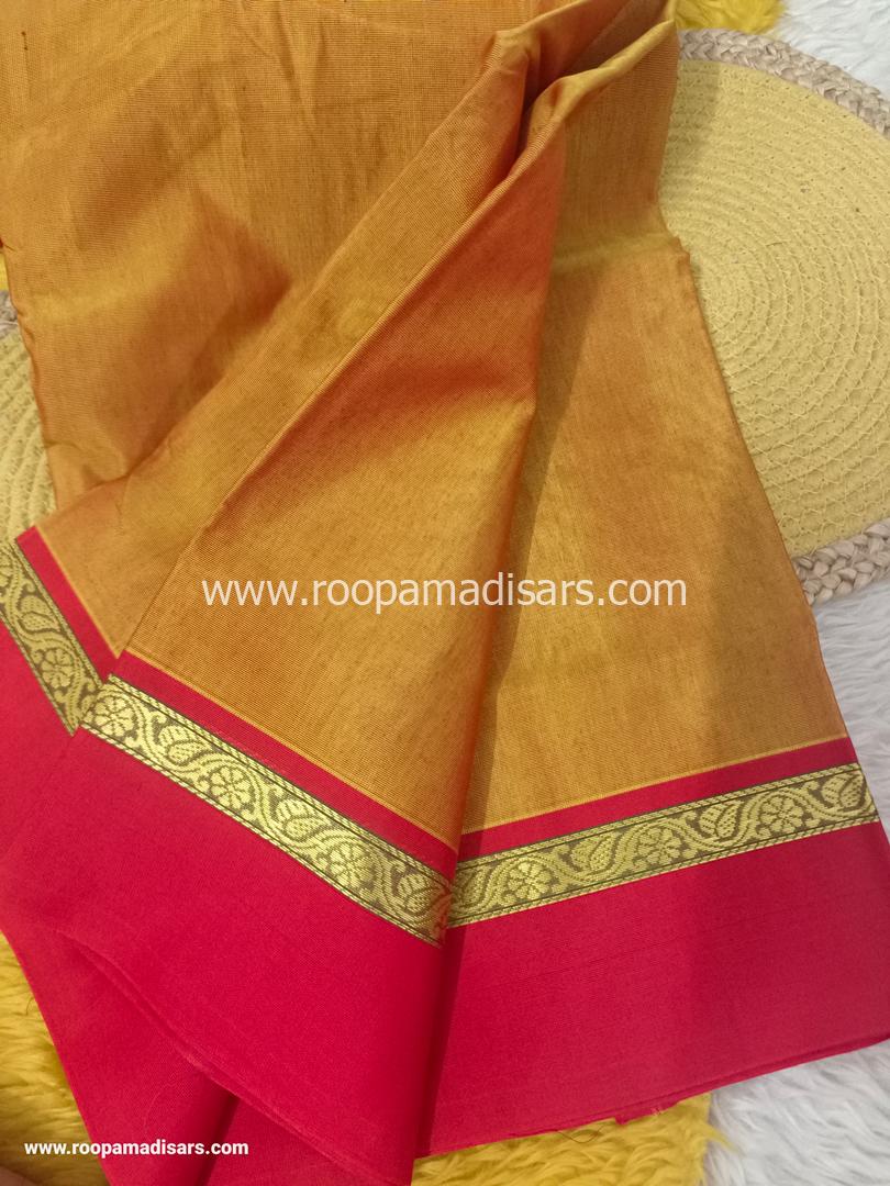 DEVENDRA SAREES -10 YARDS ORIGINAL DEVENDRA MADISAR SAREE WITHOUT BLOUSE PIECE - Image 3
