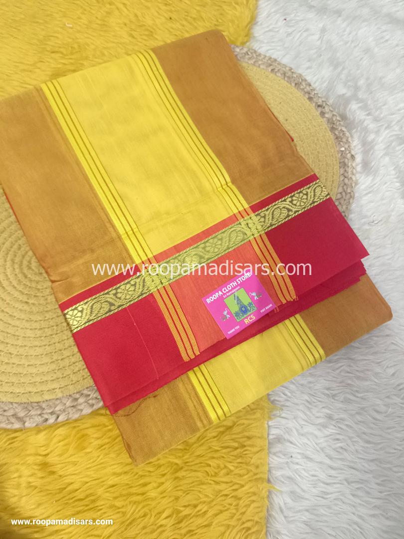 DEVENDRA SAREES -10 YARDS ORIGINAL DEVENDRA MADISAR SAREE WITHOUT BLOUSE PIECE