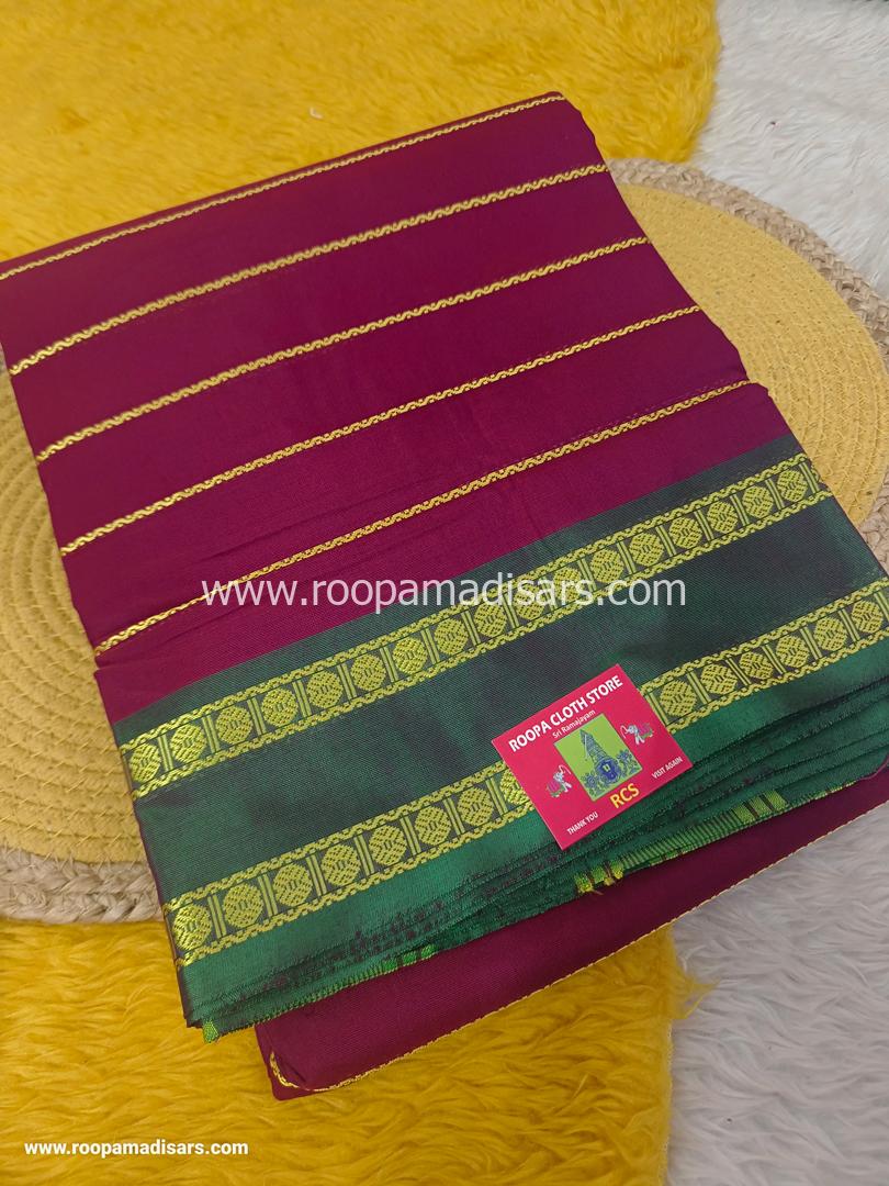 DEVENDRA SAREES -10 YARDS ORIGINAL DEVENDRA MADISAR SAREE WITHOUT BLOUSE PIECE