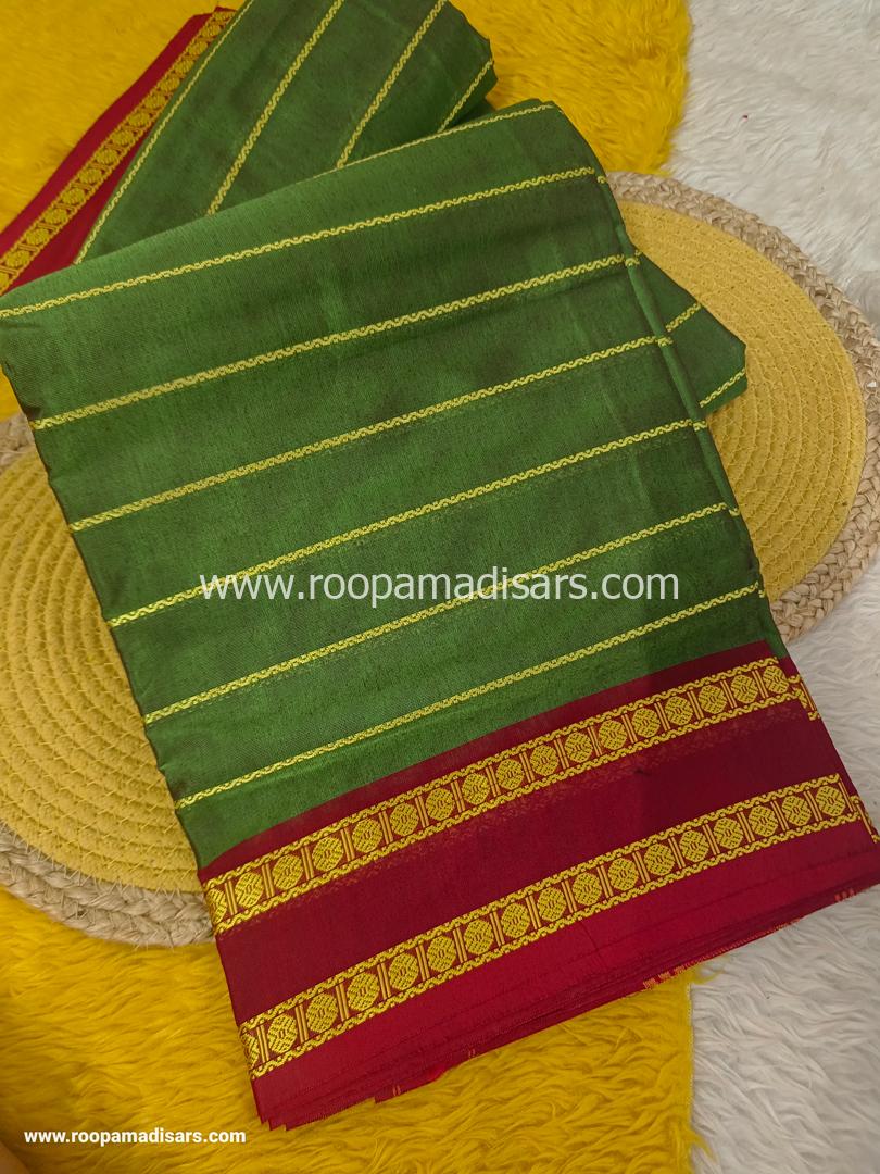 DEVENDRA SAREES -10 YARDS ORIGINAL DEVENDRA MADISAR SAREE WITHOUT BLOUSE PIECE - Image 2