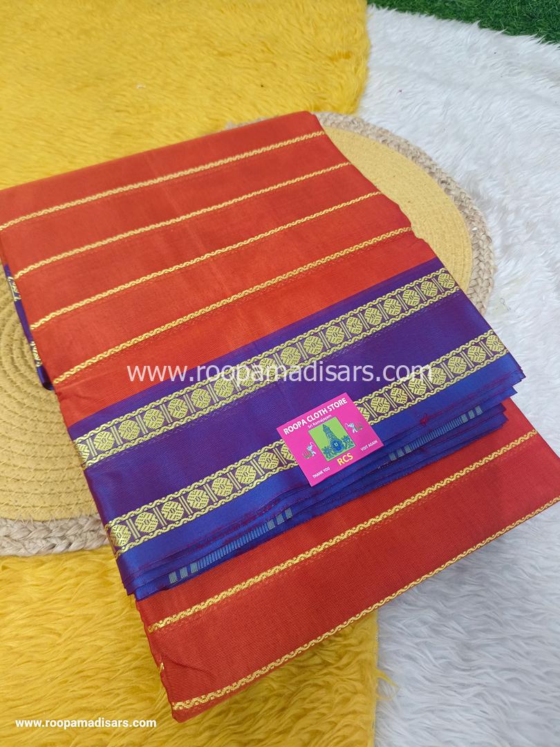 DEVENDRA SAREES -10 YARDS ORIGINAL DEVENDRA MADISAR SAREE WITHOUT BLOUSE PIECE