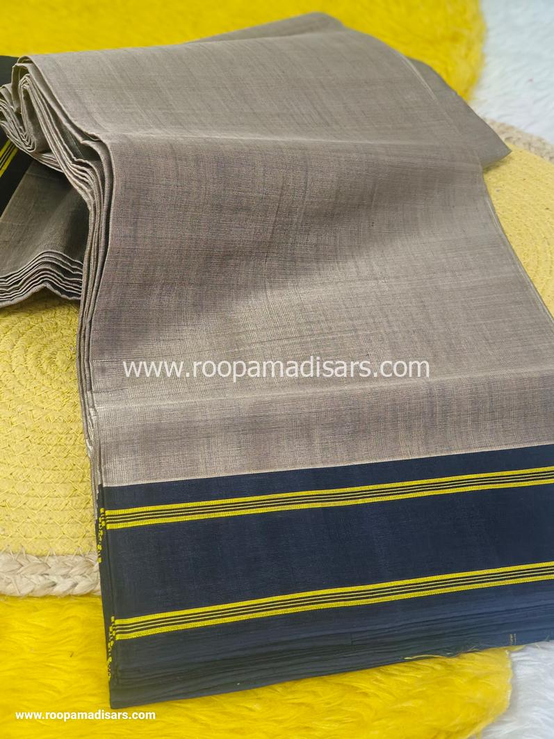 DEVENDRA SAREES -10.5 YARDS ORIGINAL DEVENDRA MADISAR SAREE WITHOUT BLOUSE PIECE - Image 2