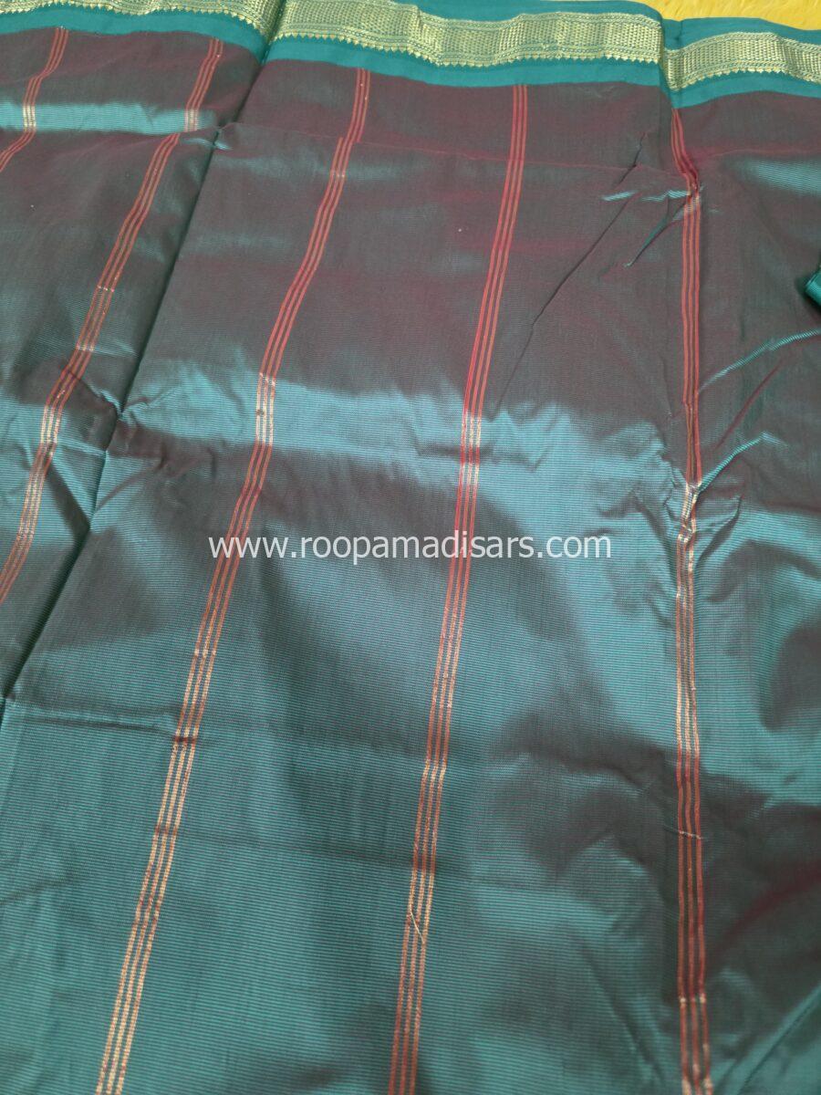 BUTTER SILK MADISARS -10YARDS BUTTER SILK MADISAR KORVAI BORDER WITHOUT BLOUSE PIECE - Image 2