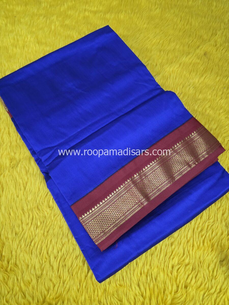 BUTTER SILK MADISARS -10YARDS BUTTER SILK MADISAR KORVAI BORDER WITHOUT BLOUSE PIECE