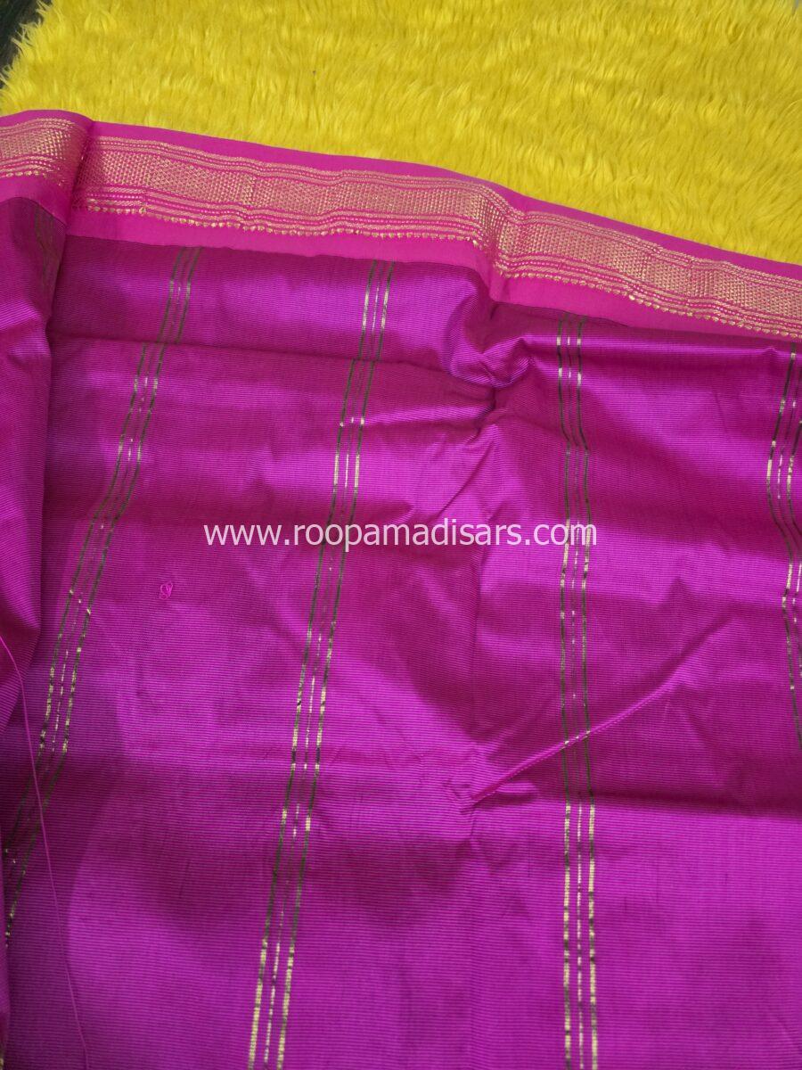 BUTTER SILK MADISARS -10YARDS BUTTER SILK MADISAR KORVAI BORDER WITHOUT BLOUSE PIECE - Image 2