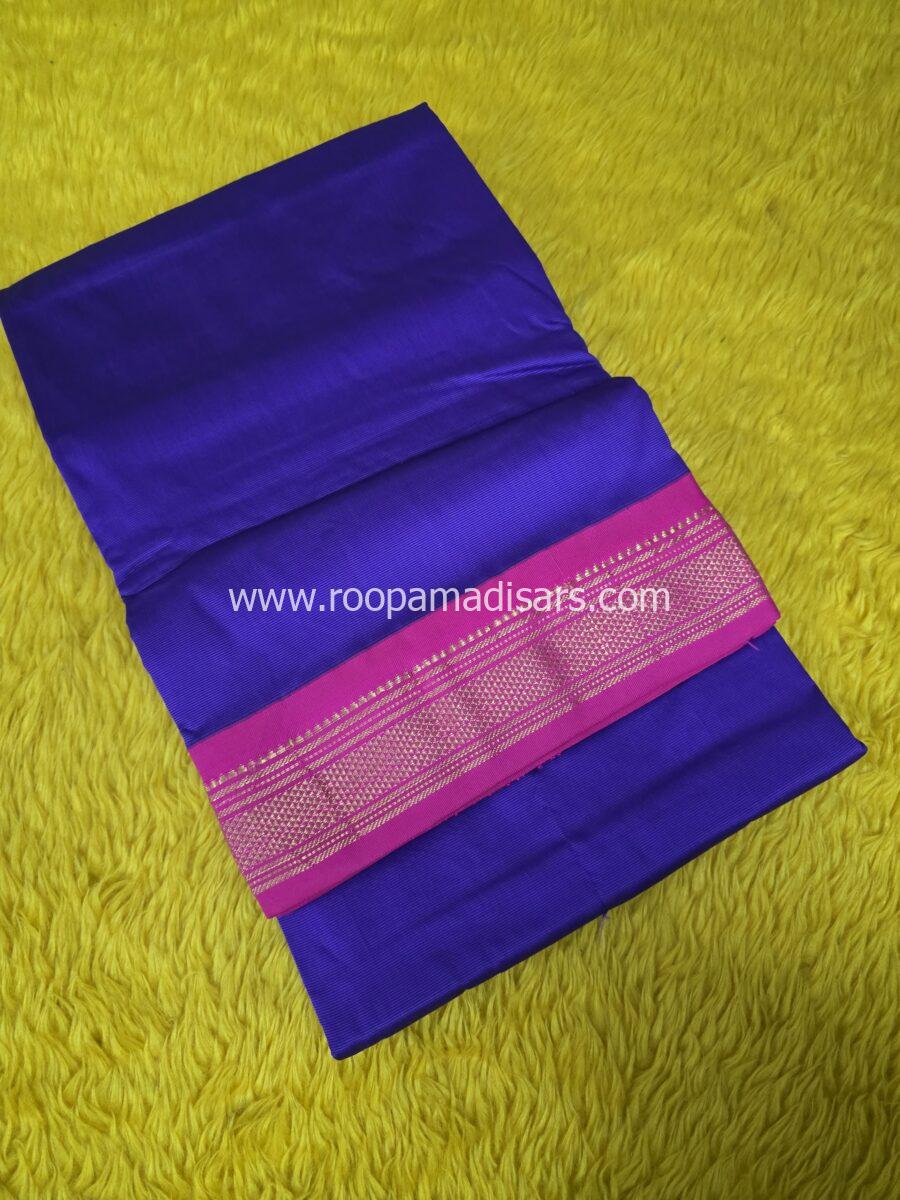 BUTTER SILK MADISARS -10YARDS BUTTER SILK MADISAR KORVAI BORDER WITHOUT BLOUSE PIECE