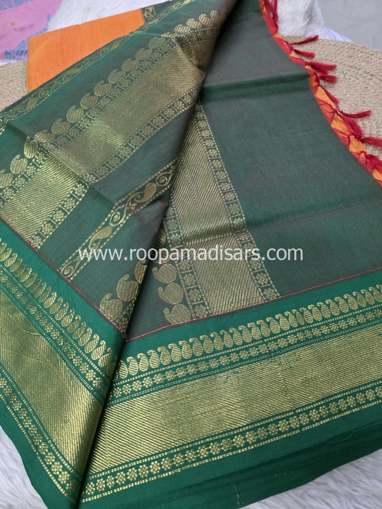 KALYANI SILK READYMADE ரெடிமேட் மடிசார் -VAIRAOOSI READYMADE MADISAR WITHOUT BLOUSE PIECE - Image 3