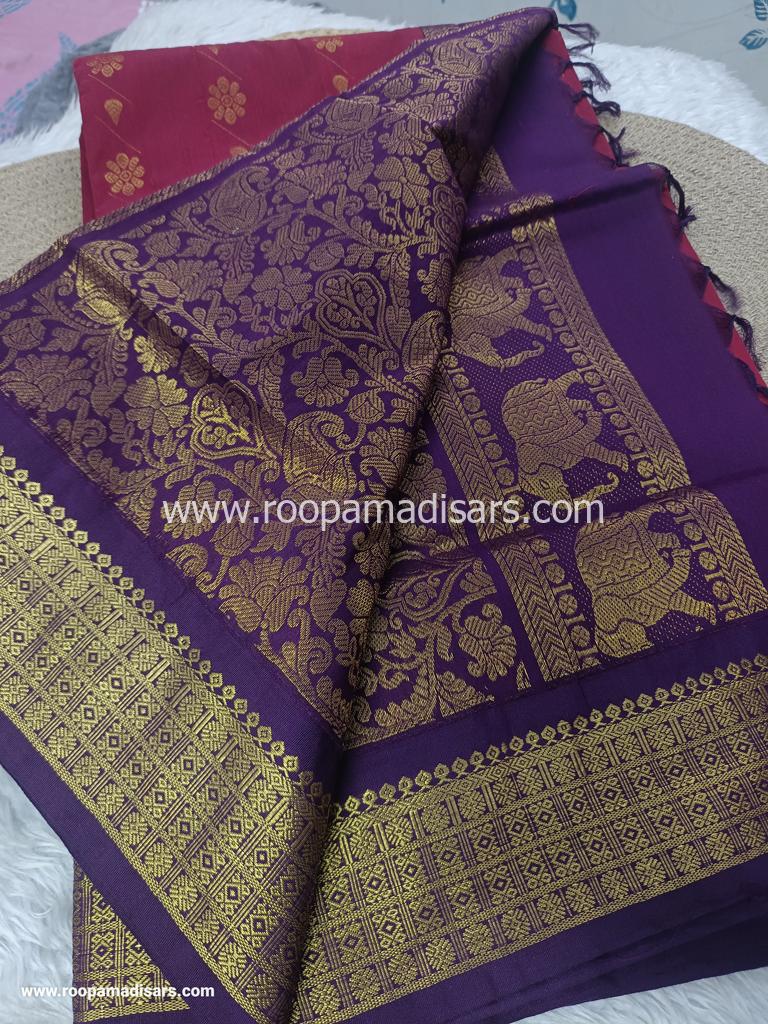 KALYANI SILK READYMADE ரெடிமேட் மடிசார் -READYMADE MADISAR WITHOUT BLOUSE PIECE - Image 3