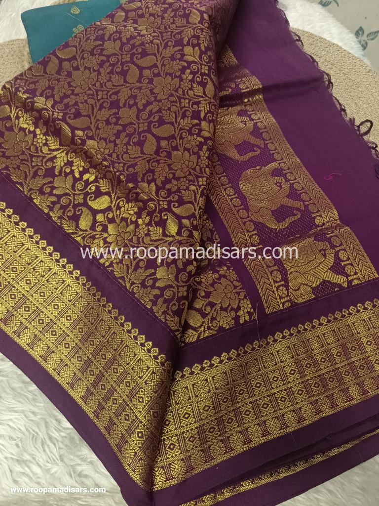 KALYANI SILK READYMADE ரெடிமேட் மடிசார் -READYMADE MADISAR WITHOUT BLOUSE PIECE - Image 3