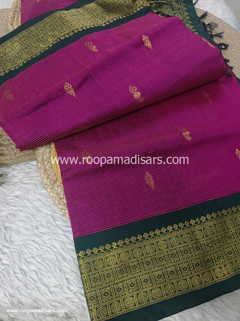 KALYANI SILK READYMADE ரெடிமேட் மடிசார் -VAIRAOOSI READYMADE MADISAR WITHOUT BLOUSE PIECE - Image 2