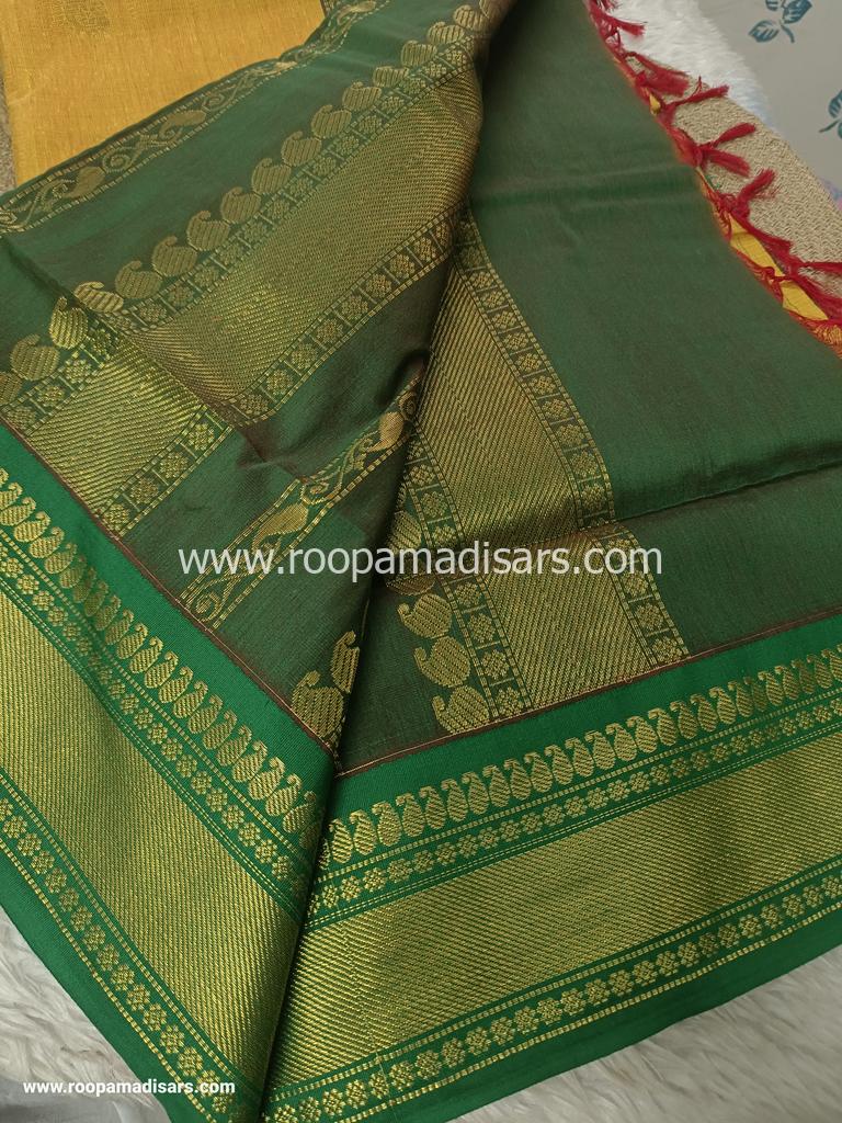 KALYANI SILK READYMADE ரெடிமேட் மடிசார் -VAIRAOOSI READYMADE MADISAR WITHOUT BLOUSE PIECE - Image 3