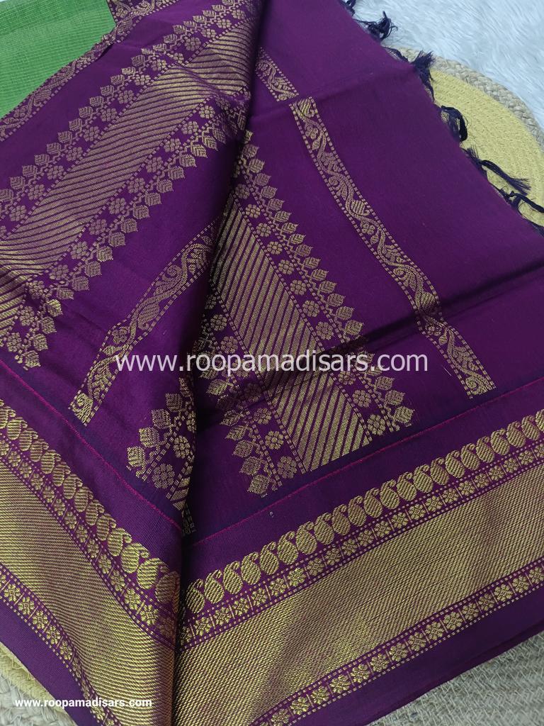 KALYANI SILK READYMADE ரெடிமேட் மடிசார் -VAIRAOOSI READYMADE MADISAR WITHOUT BLOUSE PIECE - Image 3