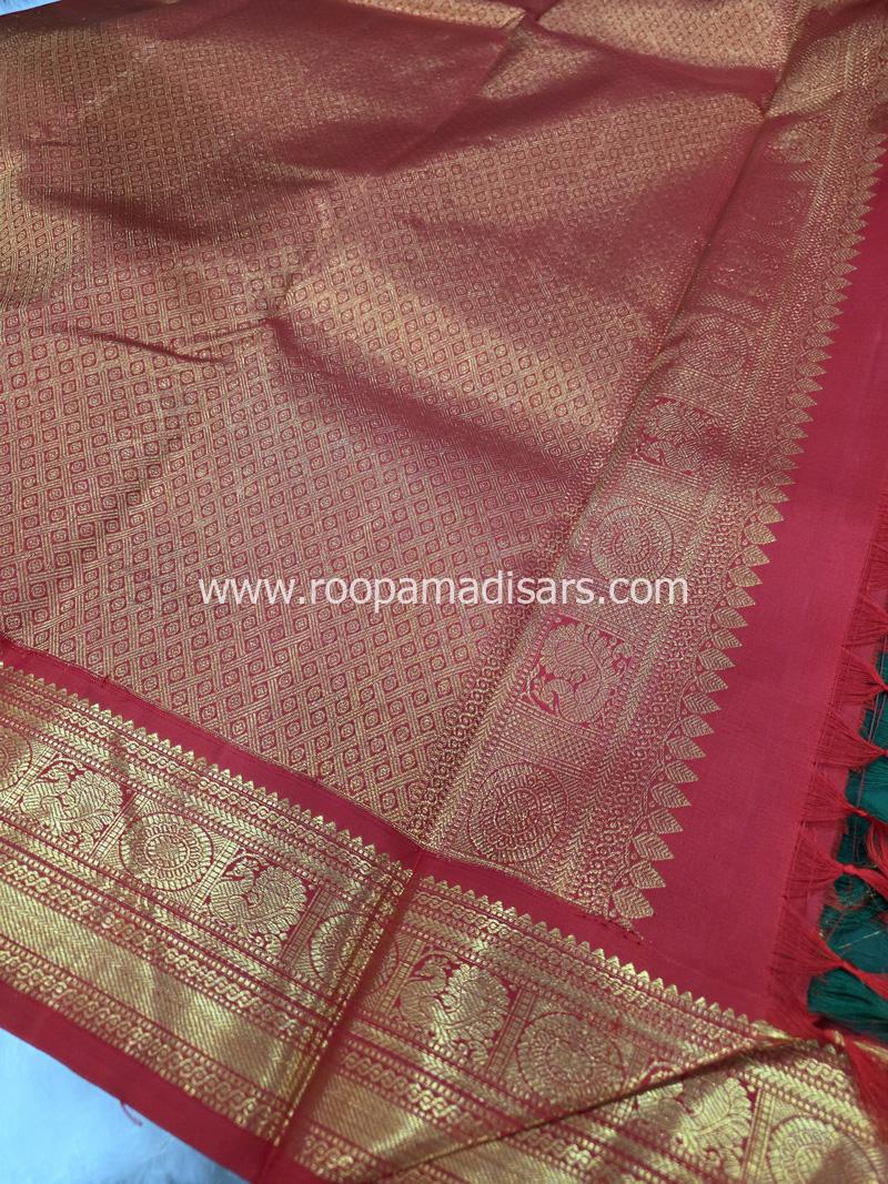 PURE SILK SAREE WITH SILKMARK-6YARDS WITH BLOUSE - Image 6