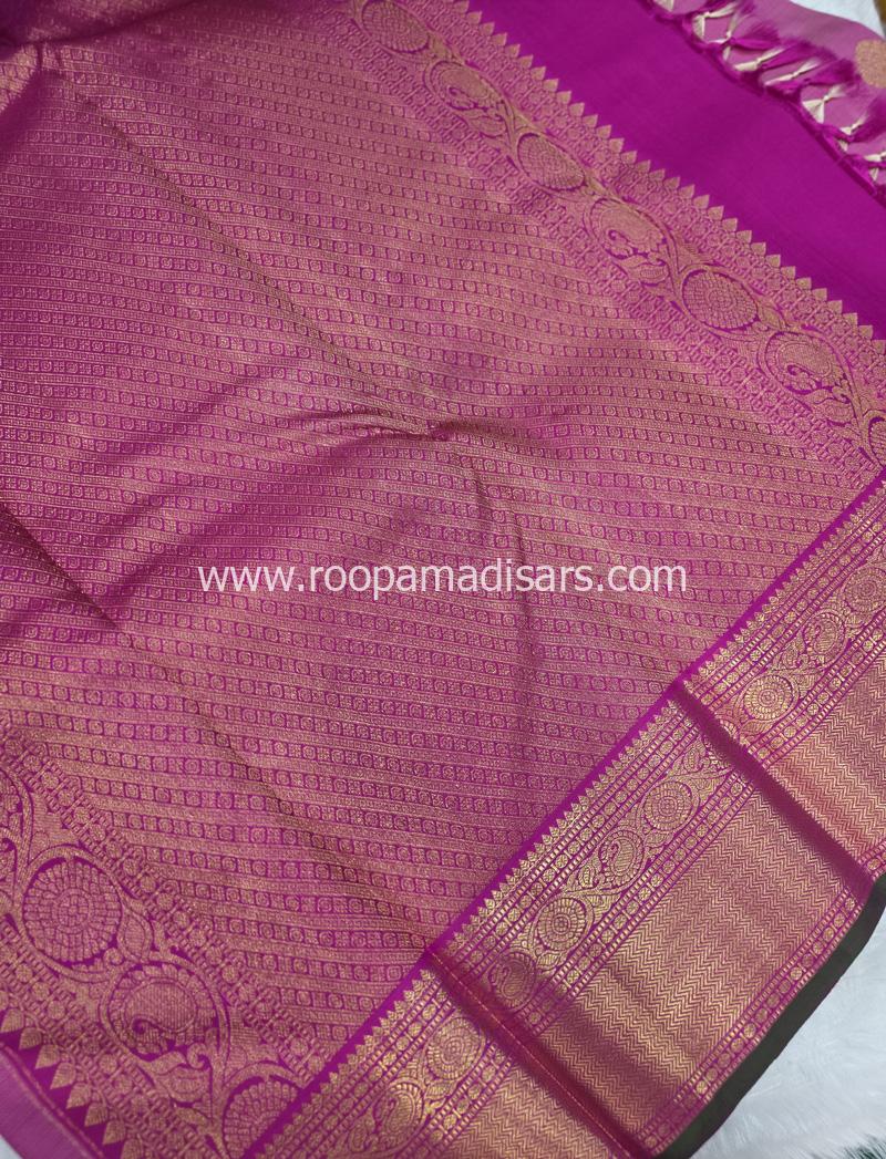 PURE SILK SAREE WITH SILKMARK-6YARDS WITH BLOUSE - Image 5