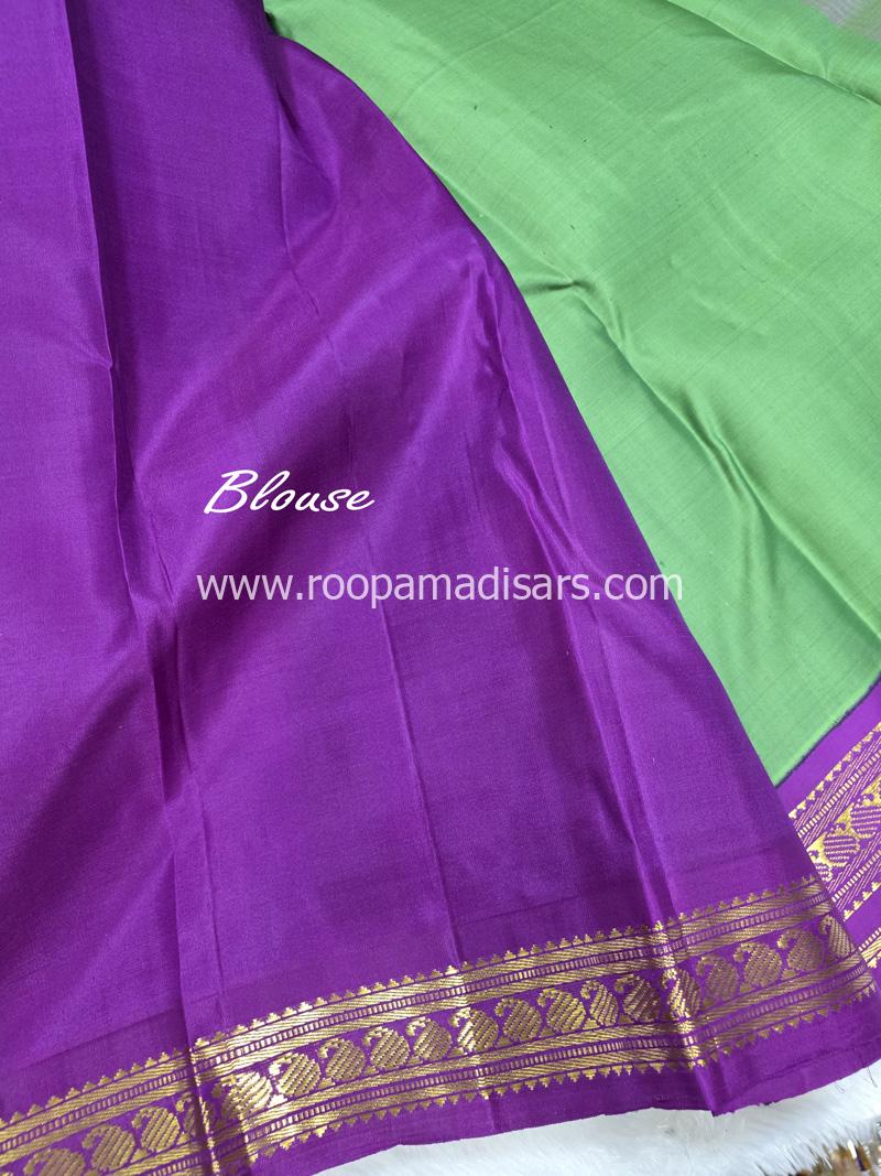 PURE SILK SAREE WITH SILKMARK-6YARDS WITH BLOUSE - Image 5
