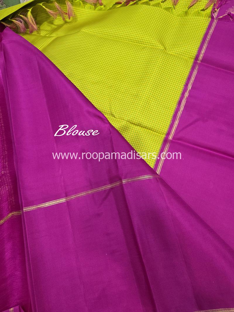 PURE SILK SAREE WITH SILKMARK-6YARDS WITH BLOUSE - Image 5